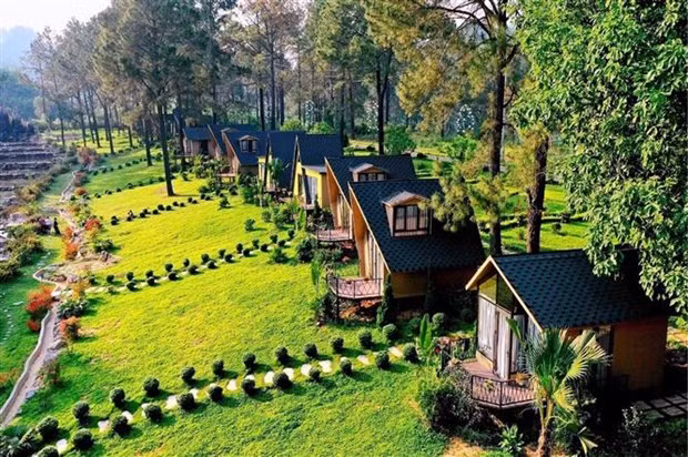 Các homestay tại Sơn La. Ảnh: Quang Quyết/TTXVN