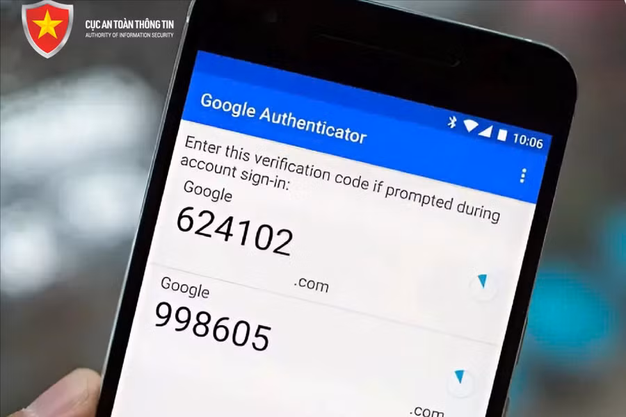 Người dân cần cảnh giác với ứng dụng bảo mật Google Authenticator giả. Ảnh nguồn hanoimoi.vn
