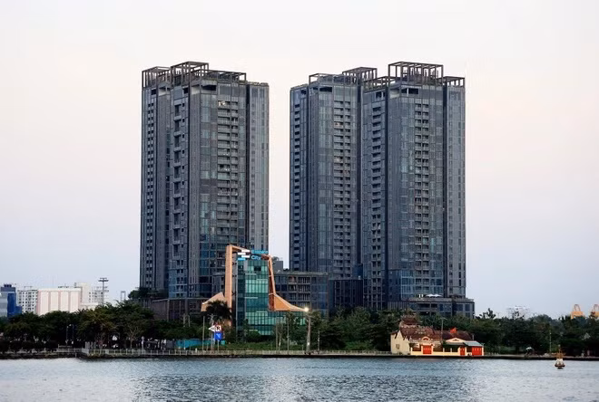 Chung cư ở khu đô thị Thủ Thiêm, thành phố Thủ Đức. Ảnh: Hồng Đạt/TTXVN