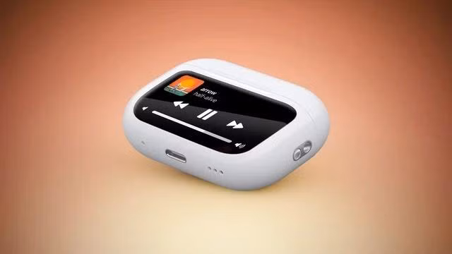 Ý tưởng màn hình cảm ứng cho hộp sạc AirPods
