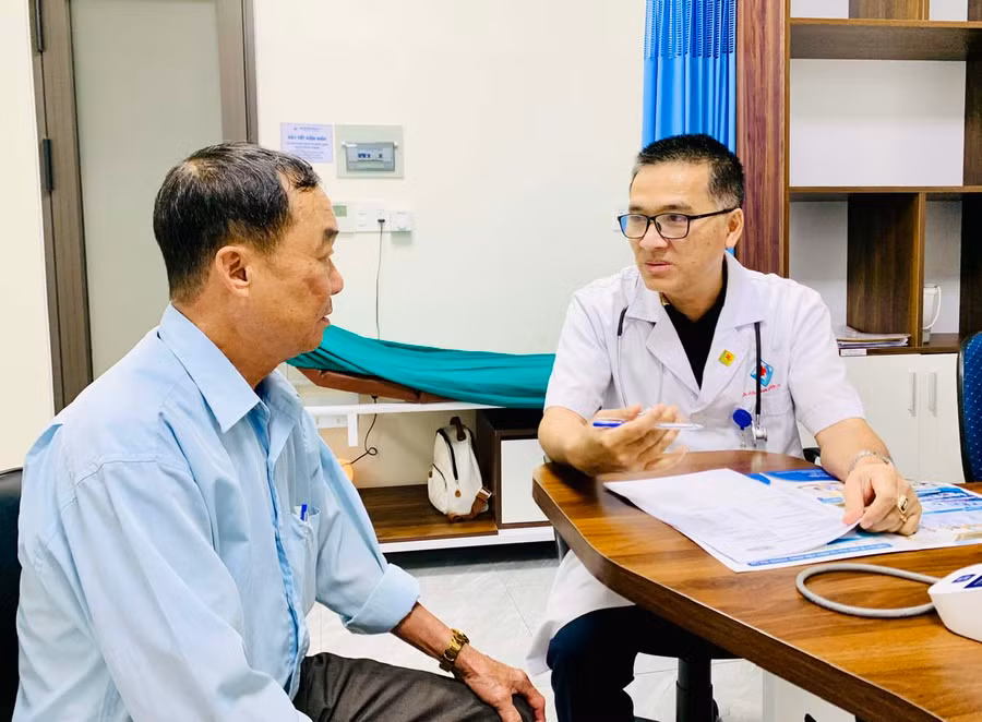 Chương trình ưu đãi khám sức khỏe dành cho người có công với cách mạng do Bệnh viện Hùng Vương Gia Lai triển khai được đánh giá ý nghĩa, thiết thực. Ảnh: N.Y