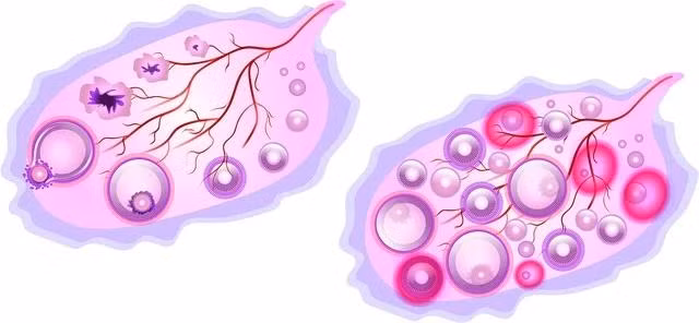 Phụ nữ mắc PCOS thường bị rối loạn tổng hợp nội tiết tố gonadotropin dẫn đến các vấn đề về rụng trứng