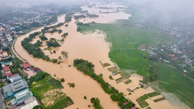 Nhiều ha hoa màu ở TP.Cao Bằng bị nước lũ nhấn chìm Nhiều ha hoa màu ở TP.Cao Bằng bị nước lũ nhấn chìm