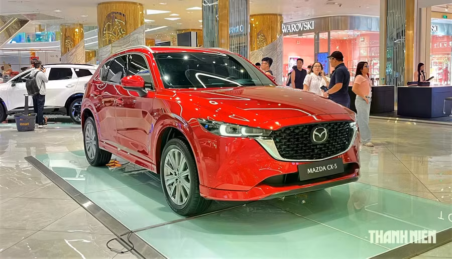 Mazda CX-5 tiếp tục dẫn đầu phân khúc SUV, crossover cỡ trung sau nửa đầu năm 2026, nhưng khoảng cách với các đối thủ đang dần bị thu hẹp. Ảnh: ĐÌNH TUYÊN