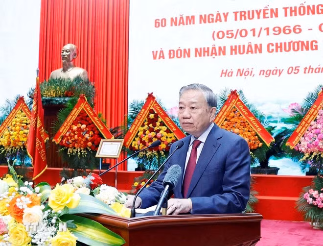 Tổng Bí thư Tô Lâm phát biểu chỉ đạo. Ảnh: Thống Nhất/TTXVN