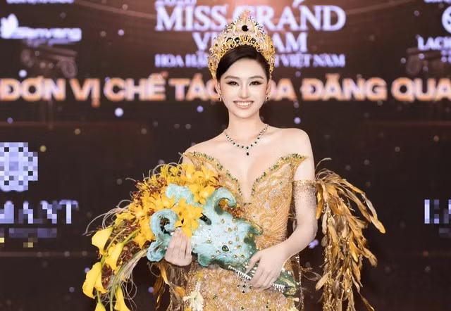 Hoa hậu Yến Nhi tại buổi công bố top 30 Miss Grand Vietnam 2026. Ảnh: BTC