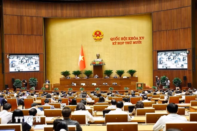 Quang cảnh phiên họp. (Ảnh: Doãn Tấn/TTXVN)
