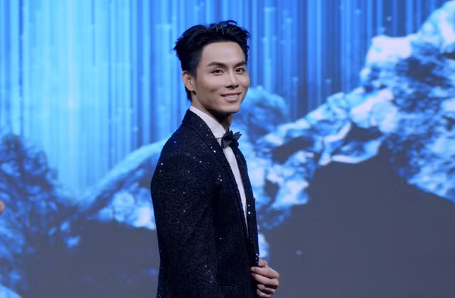 Vũ Linh đặt quyết tâm cao khi lần thứ 4 dự thi quốc tế. Ảnh: Cắt từ clip Mister International