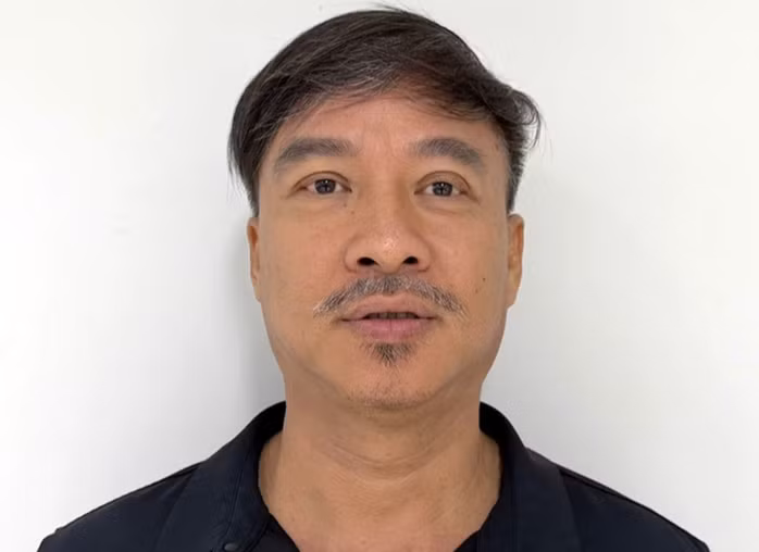 Diệp Văn Lập tại cơ quan điều tra. Ảnh: Bộ Công an