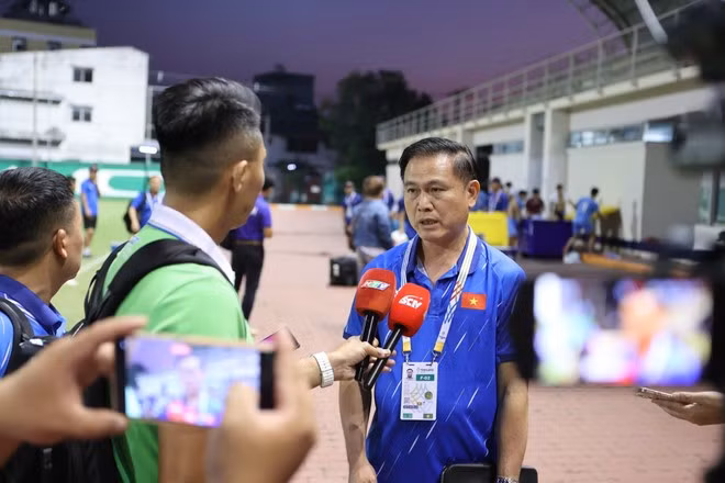 Ông Trần Anh Tú cho biết U22 Việt Nam đã có sự chuẩn bị bài bản suốt một năm qua. Nguồn: VFF