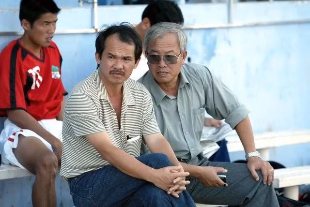 HLV Nguyễn Văn Vinh, "quân sư" của bầu Đức. Ảnh: Khả Hòa