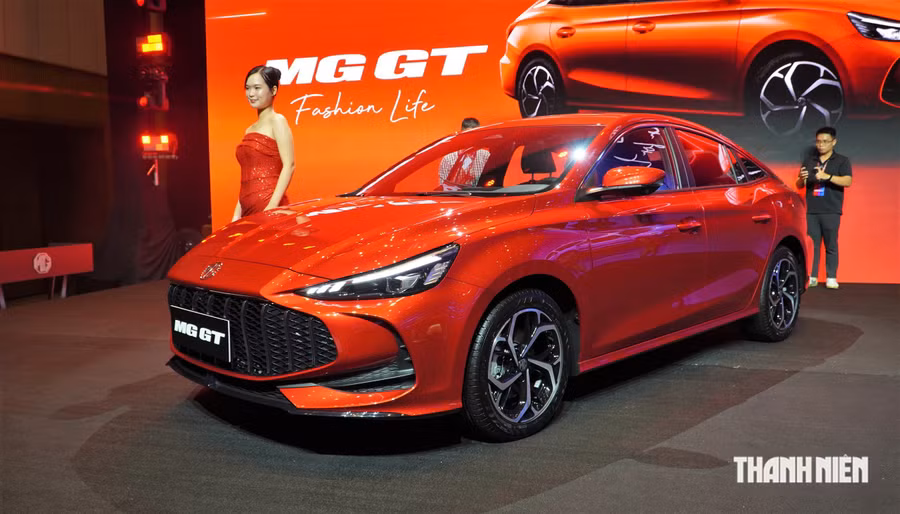 MG GT gia nhập phân khúc sedan cỡ C tại Việt Nam với hai phiên bản, nổi bật với thiết kế fastback thể thao. Ảnh: Đình Tuyên