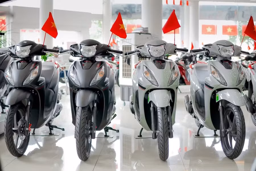 Vision là dòng xe máy bán chạy nhất của Honda tại Việt Nam.