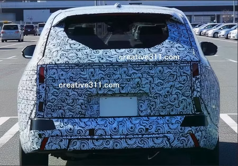 Hình ảnh Honda Avancier mới chạy thử tại Nhật Bản. Ảnh: Creative Trend