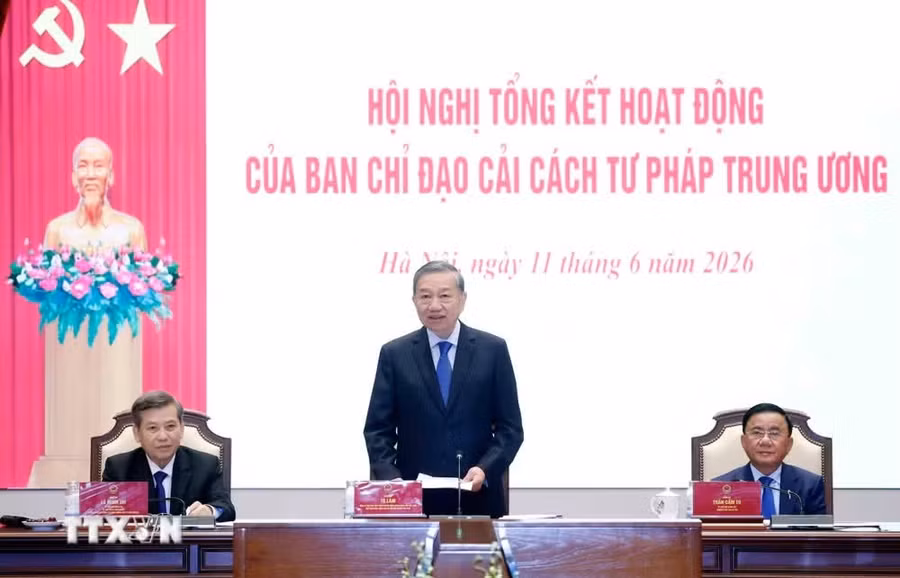 Tổng Bí thư, Chủ tịch nước Tô Lâm phát biểu. Ảnh: Thống Nhất/TTXVN