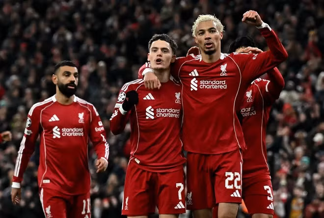 Liverpool thắng trận tưng bừng tại Anfield. (Nguồn: Getty Images)