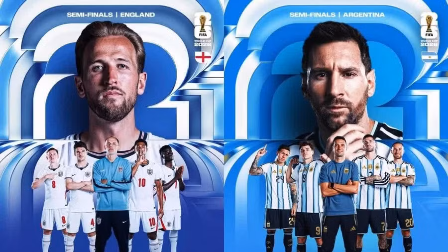 Anh và Argentina có đầy đủ lực lượng ở vòng bán kết World Cup 2026.