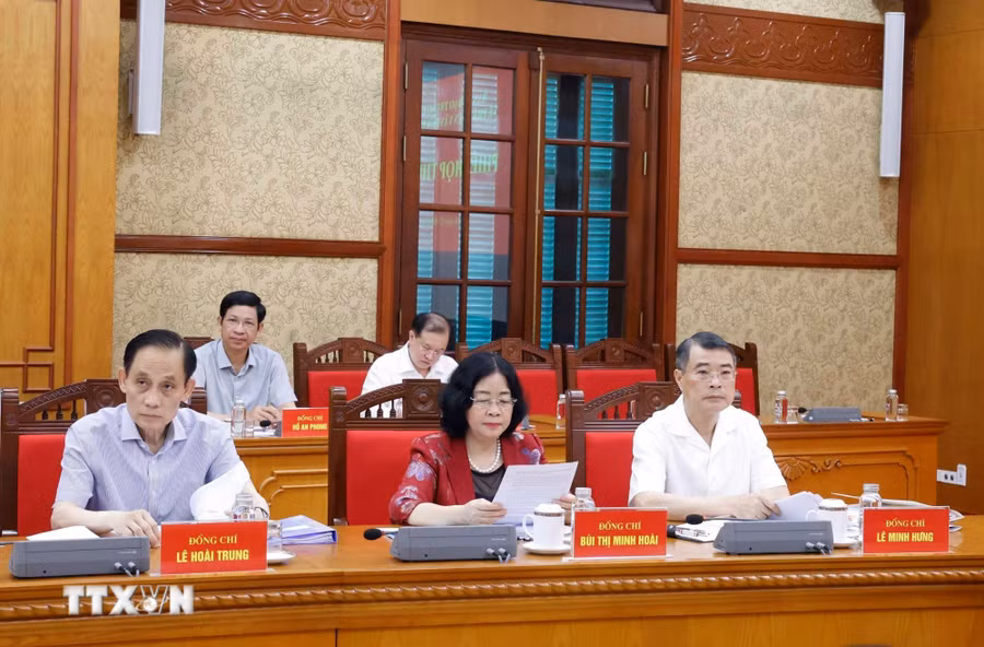 Các đại biểu tham dự phiên họp. Ảnh: Thống Nhất/TTXVN