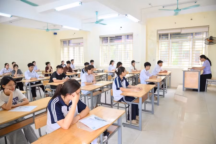 Thí sinh dự kỳ thi tốt nghiệp năm nay.