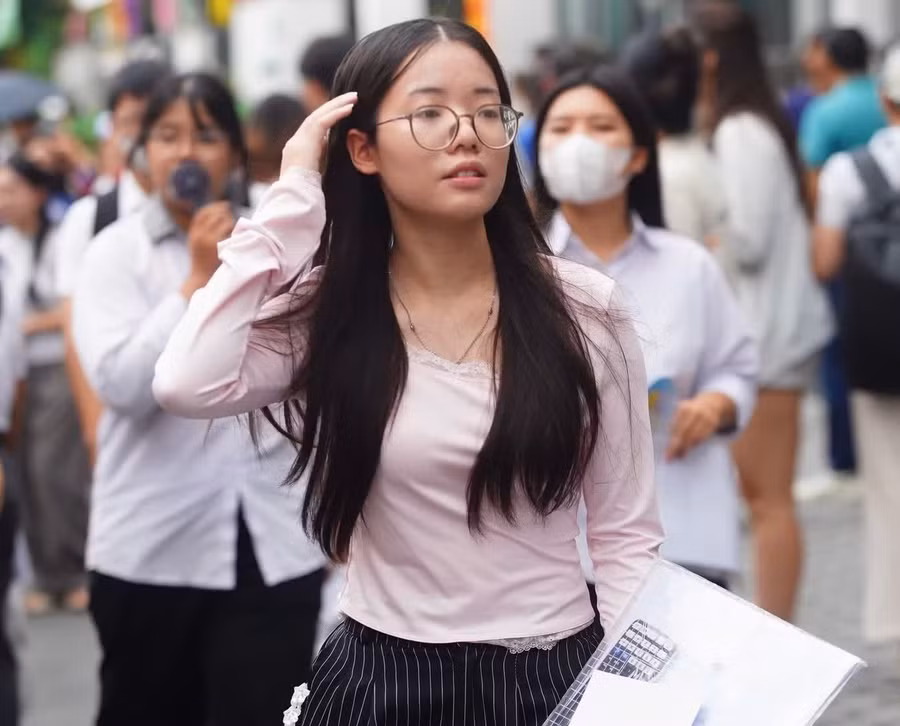 Thí sinh dự kỳ thi tốt nghiệp năm nay (ảnh: Duy Phạm)