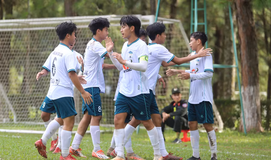 U15 HAGL đã bị cầm chân. Ảnh: Văn Ngọc