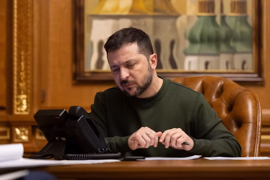 Tổng thống Ukraine Volodymyr Zelensky. Ảnh: Reuters