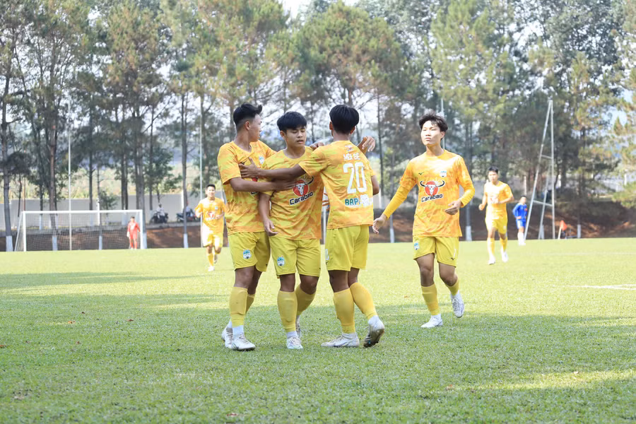 U19 HAGL đã có chiến thắng tối thiểu trước U19 Kon Tum. Ảnh: Phan Hiền