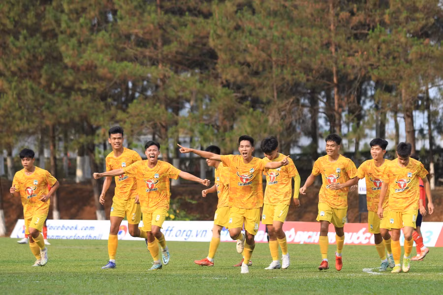 U19 HAGL góp mặt ở vòng chung kết U19 Quốc gia 2023. Ảnh: Thịnh Nguyễn