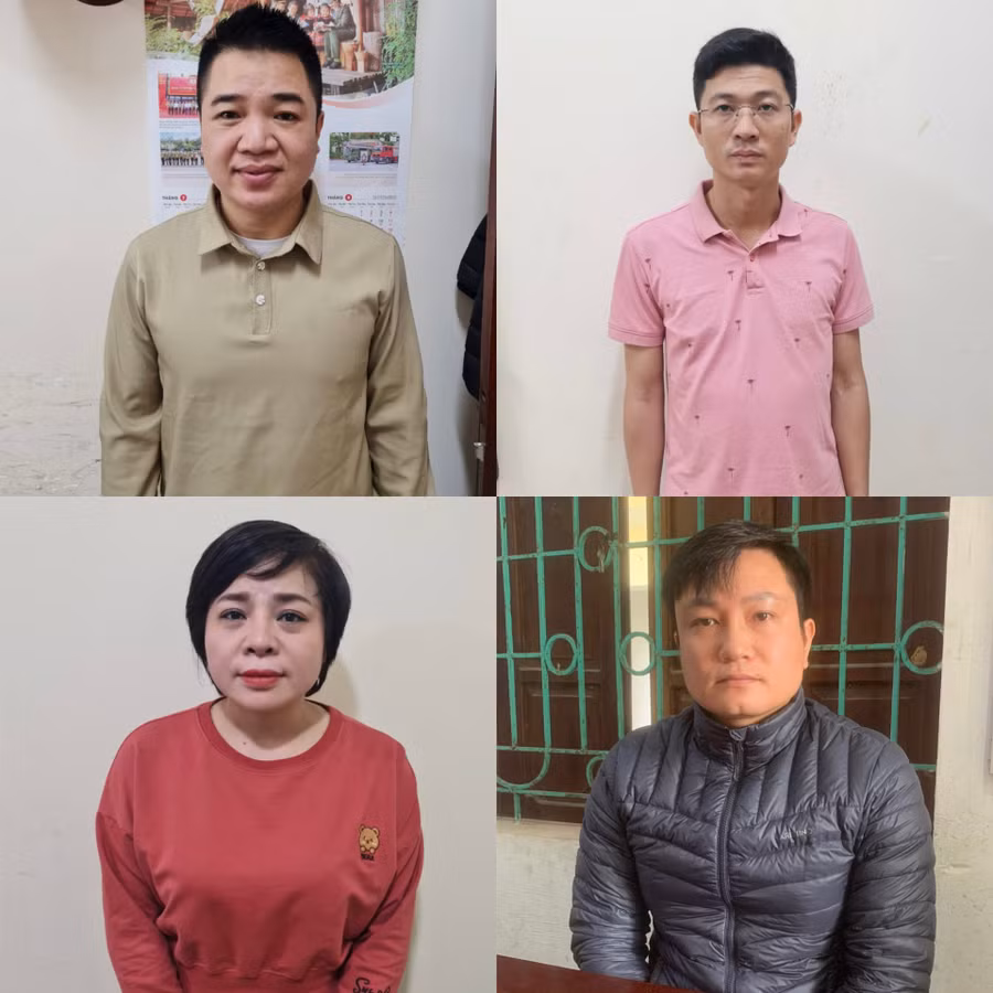 4 đối tượng đã tổ chức các sự kiện, hội thảo giới thiệu về tiền ảo ở Gia Lai để lừa đảo. Ảnh: Văn Đức