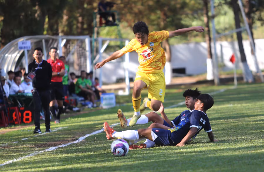 2 đội đã cầm chân nhau với tỷ số hòa 0-0. Ảnh: Văn Ngọc