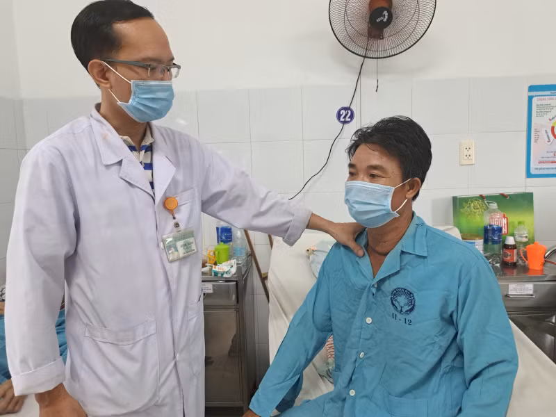 Anh Vương H.B. sau ca phẫu thuật thành công