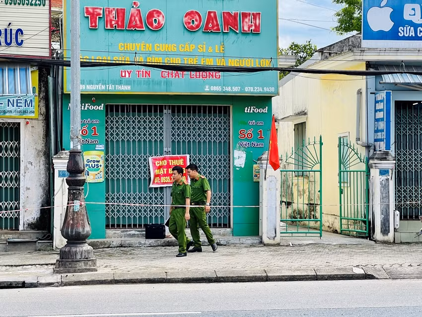 Hiện trường xảy ra vụ việc