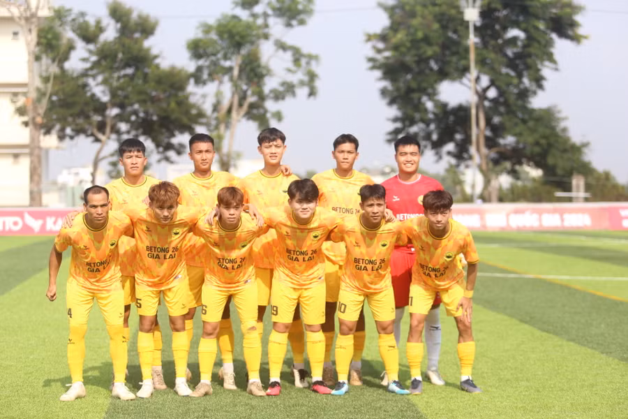 Tây Nguyên Gia Lai chỉ tập hợp cùng nhau không lâu trước khi bước vào giải đấu. Ảnh: Văn Ngọc Tây Nguyên Gia Lai chỉ tập hợp cùng nhau không lâu trước khi bước vào giải đấu. Ảnh: Văn Ngọc