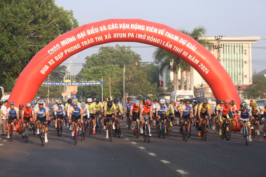 Giải đấu quy tụ số lượng VĐV lớn nhất từ trước tới nay. Ảnh: Văn Ngọc Giải đấu quy tụ số lượng VĐV lớn nhất từ trước tới nay. Ảnh: Văn Ngọc