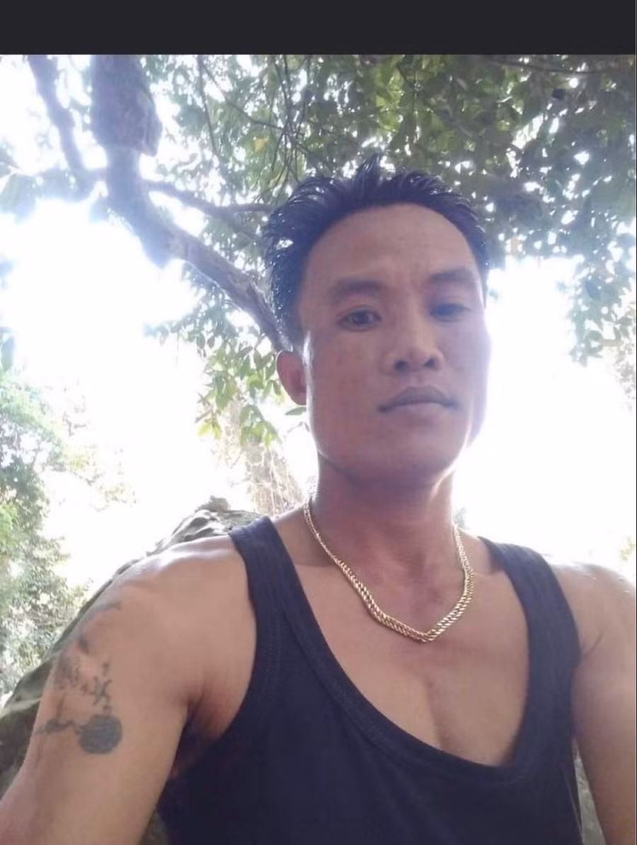 Đối tượng Nguyễn Văn Kiên đang bị Công an huyện Kbang truy tìm vì liên quan đến vụ khai thác gỗ trái phép tại xã Sơ Pai. Ảnh: Công an huyện Kbang
