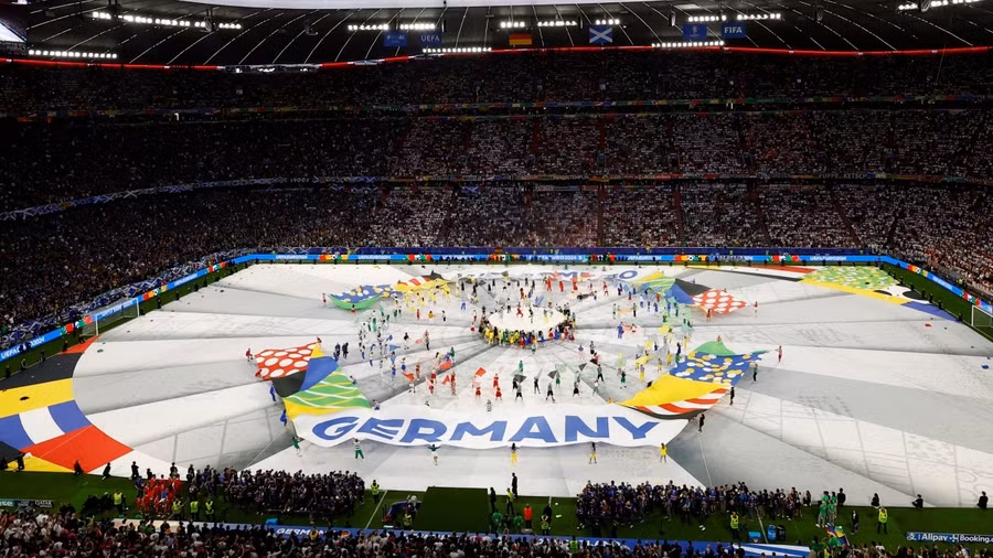 Lễ khai mạc đầy sắc màu của Euro 2024. Ảnh: Reuters