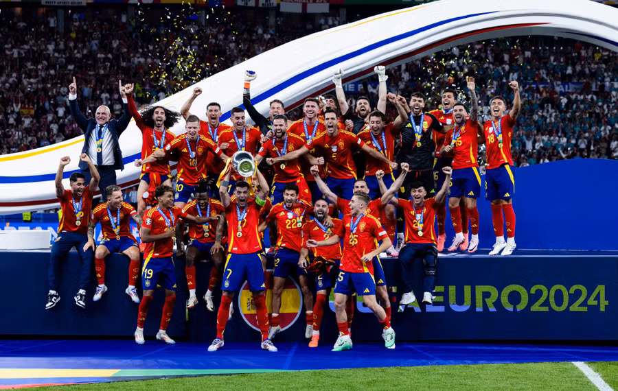Tây Ban Nha đã đi vào lịch sử của Euro với 4 lần lên ngôi vô địch. Ảnh: UEFA