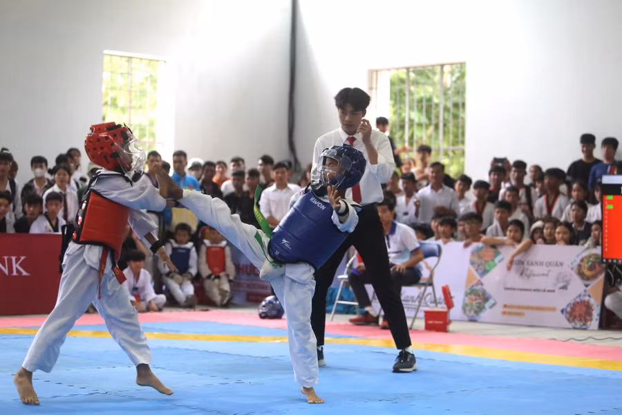 Các VĐV sẽ tranh tài ở 2 nội dung quyền và đối kháng. Ảnh: Văn Ngọc