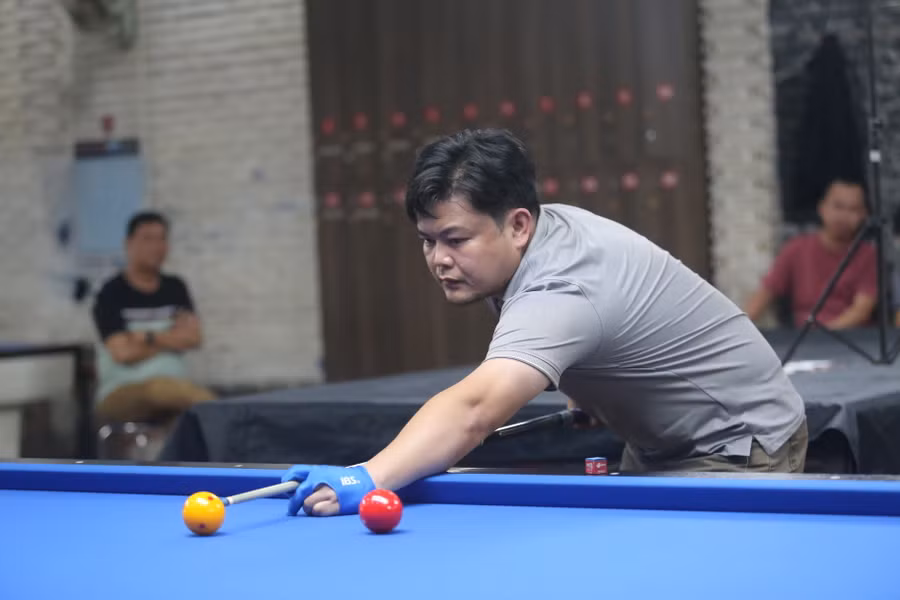 Cơ thủ Quang Chương có phong độ cao ở giải đấu năm nay. Ảnh: Văn Ngọc