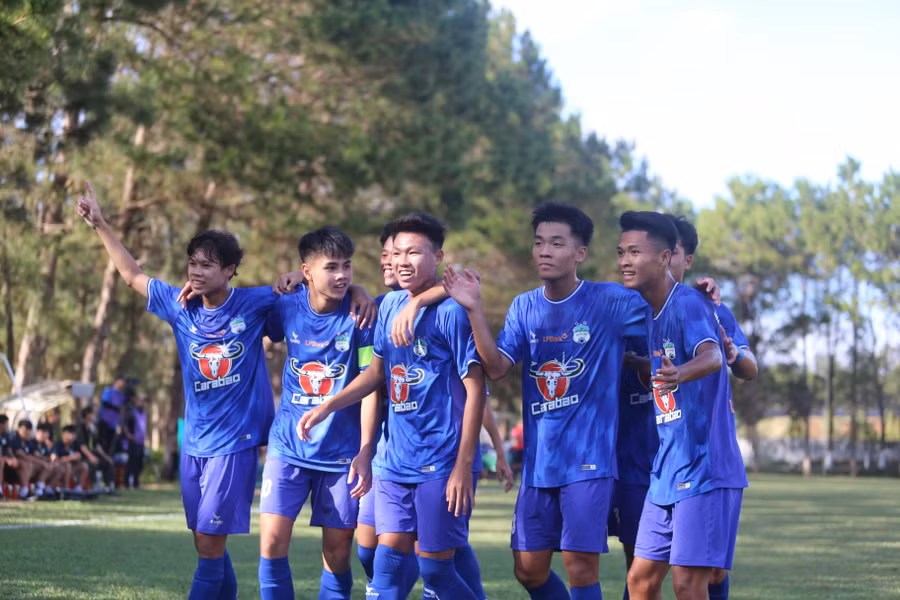 U19 LPBank HAGL đã góp mặt ở vòng chung kết với tư cách là đội nhất bảng. Ảnh: Văn Ngọc