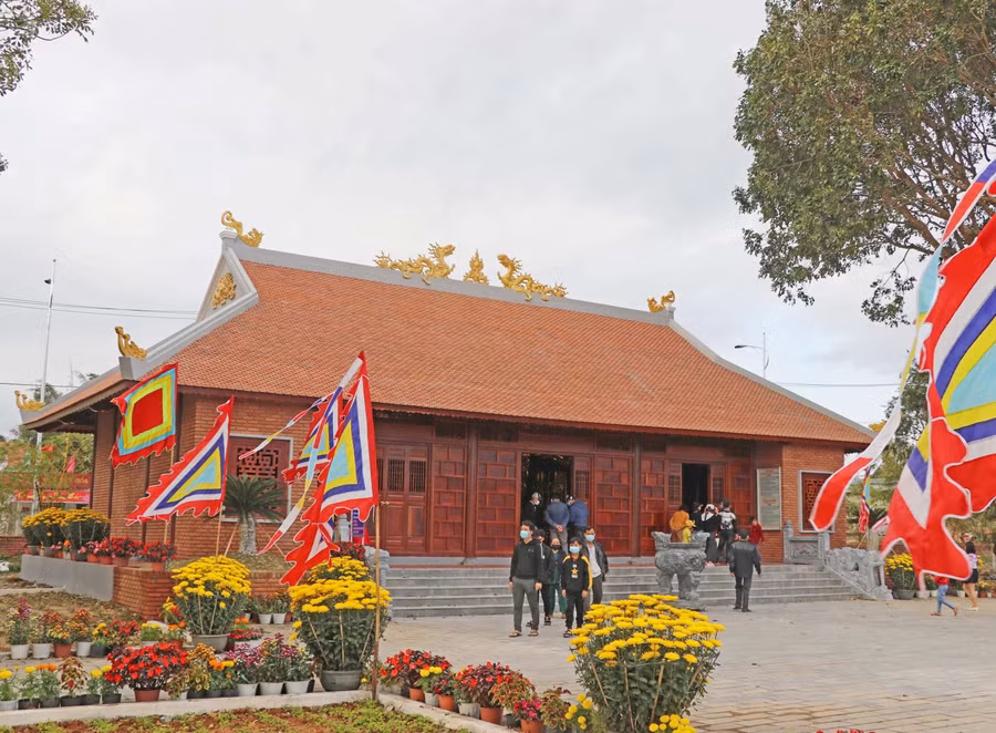 Điện thờ Tây Sơn Tam kiệt tại Khu di tích lịch sử Tây Sơn Thượng đạo. Ảnh: Ngọc Minh
