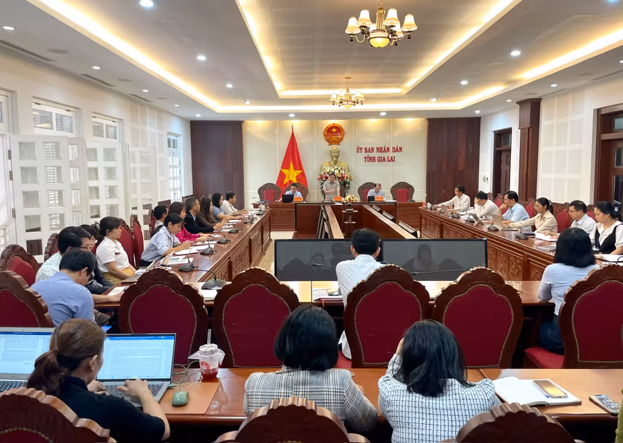 Quang cảnh buổi sơ kết. Ảnh: Lam Nguyên
