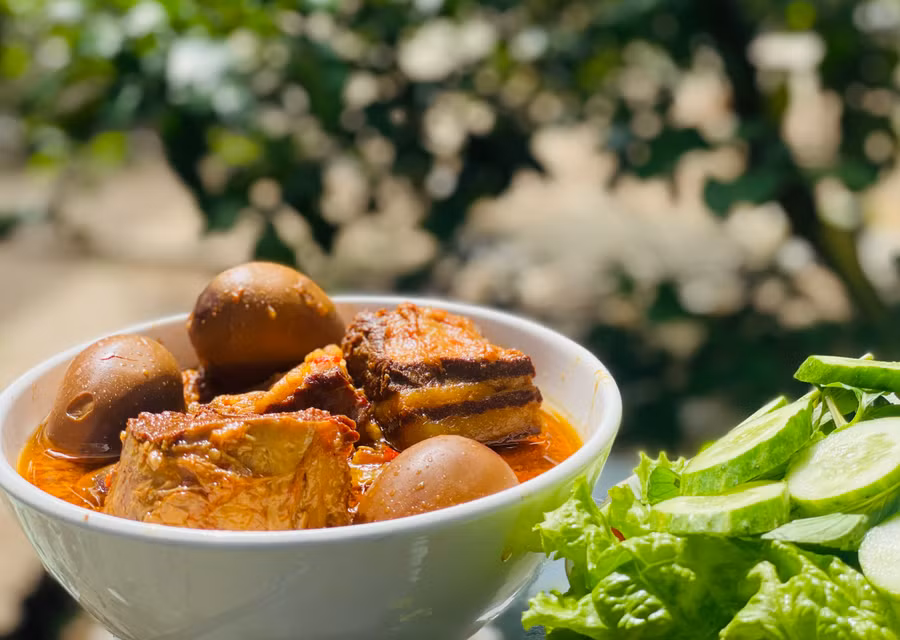 Thịt kho nước dừa-thức món đặc trưng ngày Tết. Ảnh: Phương Duyên Thịt kho nước dừa-thức món đặc trưng ngày Tết. Ảnh: Phương Duyên