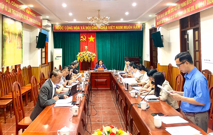 Quang cảnh cuộc họp. Ảnh: Lam Nguyên Quang cảnh cuộc họp. Ảnh: Lam Nguyên
