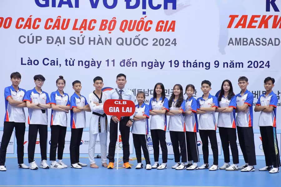 Các VĐV Gia Lai tranh tài tại giải đấu. Ảnh: Đức Nhật