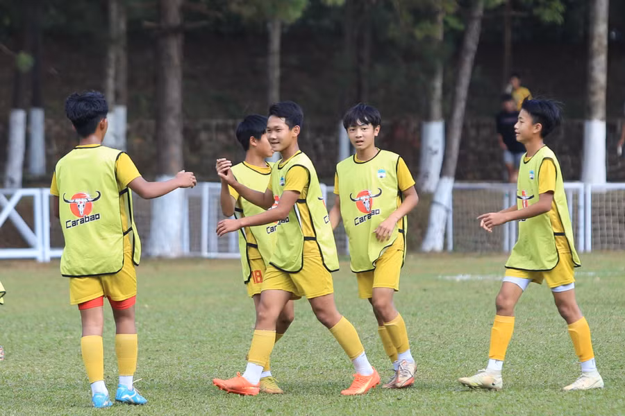 U13 HAGL sẽ có cơ hội giao lưu với các đội bóng đến từ Nhật Bản. Ảnh: Văn Ngọc