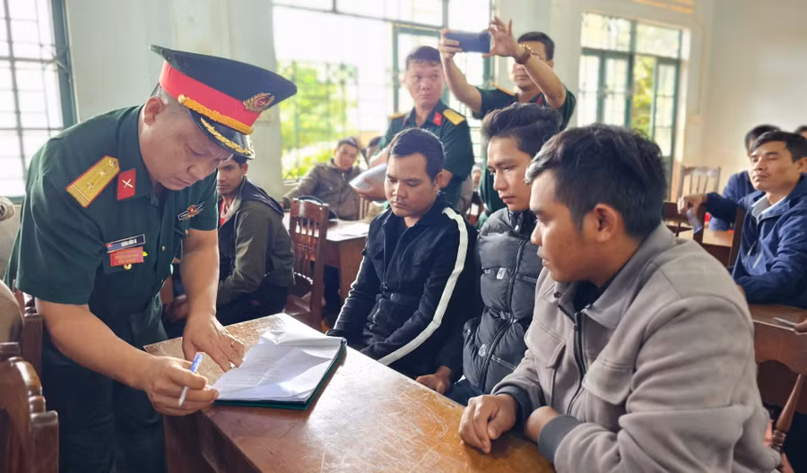Buổi kiểm tra sẵn sàng động viên đã diễn ra theo đúng kế hoạch, bảo đảm quân số, chất lượng PTKT an toàn tuyệt đối về mọi mặt. Ảnh: Bá Bính