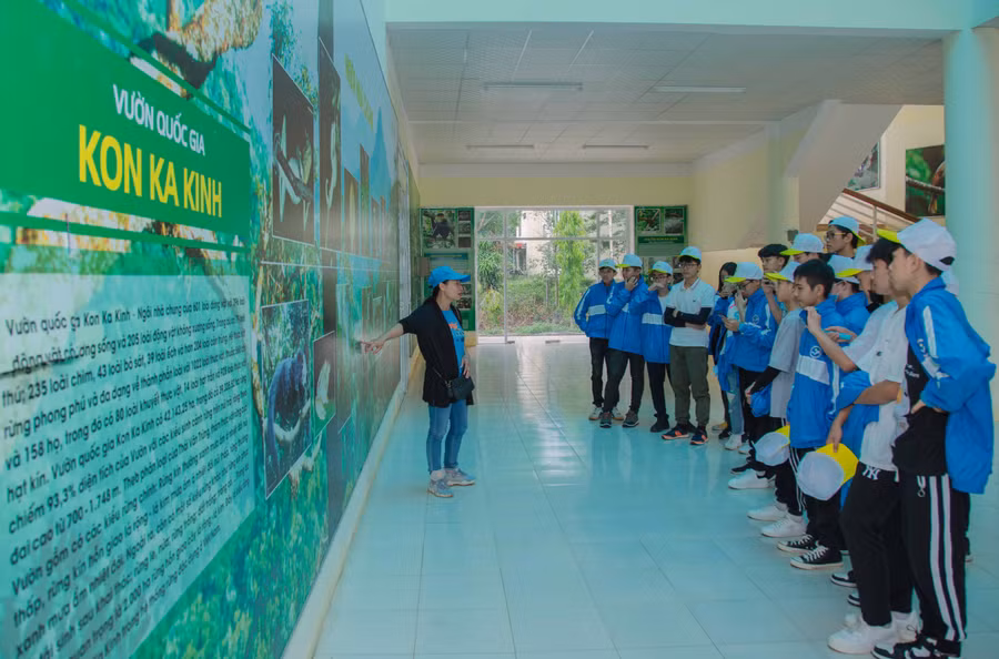 Vườn Quốc gia Kon Ka Kinh có nhiều yếu tố rất phù hợp với loại hình du lịch học đường. Ảnh: Hoàng Phương
