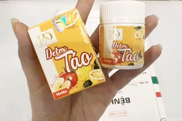 Hình ảnh sản phẩm Detox Táo hỗ trợ giảm cân. Nguồn chinhphu.vn