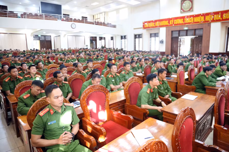 Quang cảnh lớp tập huấn. Ảnh: Lê Ánh